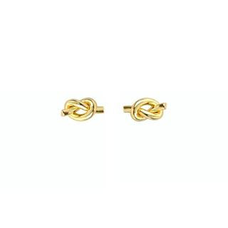 KNOTTY | 18K Gold Stainless Steel Thick Twist Knot Stud Earrings