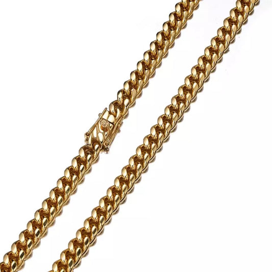 POWER | 18K Gold 6MM Curb Link Necklace