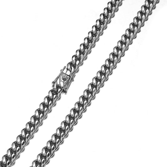 POWER | Silver 6MM Curb Link Necklace